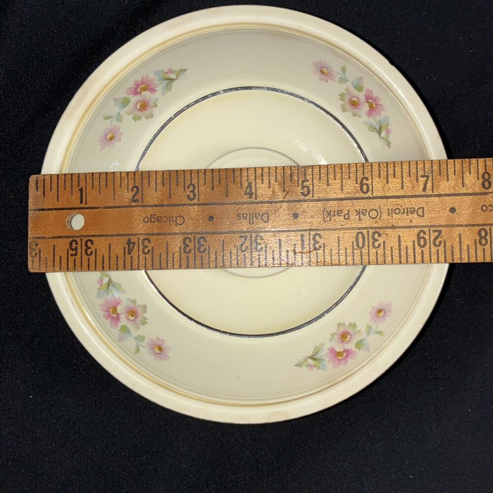 Homer Laughlin Oven Serve Virginia Rose Covered Dish Pie Plate Set Kitchen Kraft - Picture 7 of 16